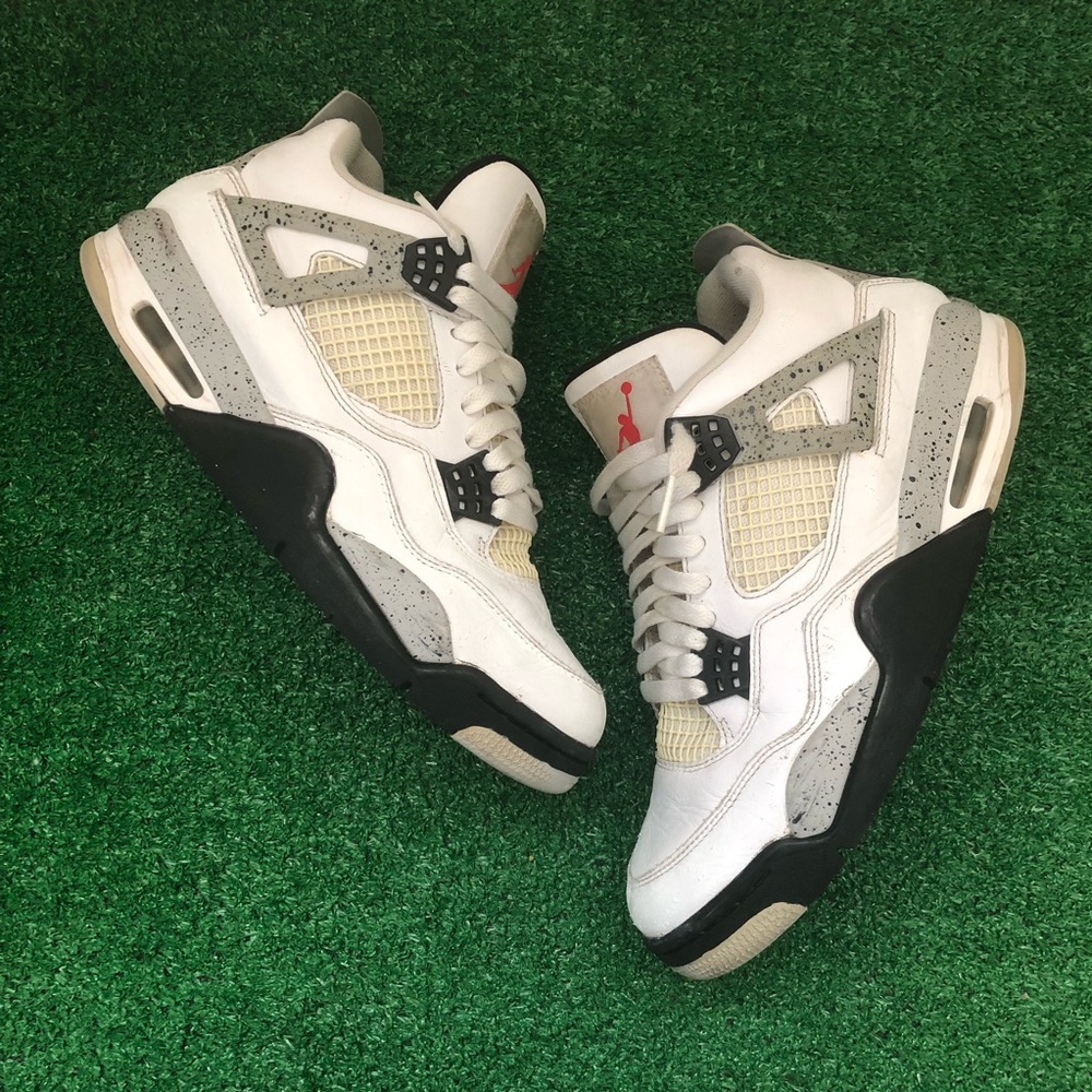 Jordan 4 White Cement size 8.5